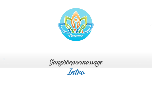 Massage Onlinekurse Ganzkörpermassage