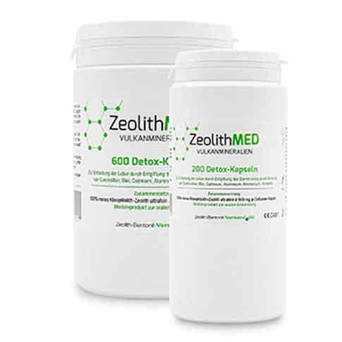 ZeolithMED 800 Detox-Kapseln im Sparpack, zur inneren Anwendung